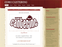 Tablet Screenshot of corocantering.com